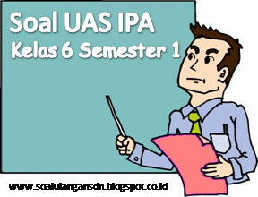 Soal UAS IPA Kelas 6 Semester 1 KTSP