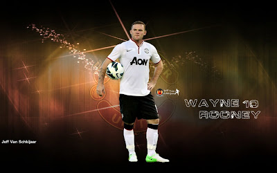 Wallpapers Wayne Rooney Manchester United (MU) 2012-2013