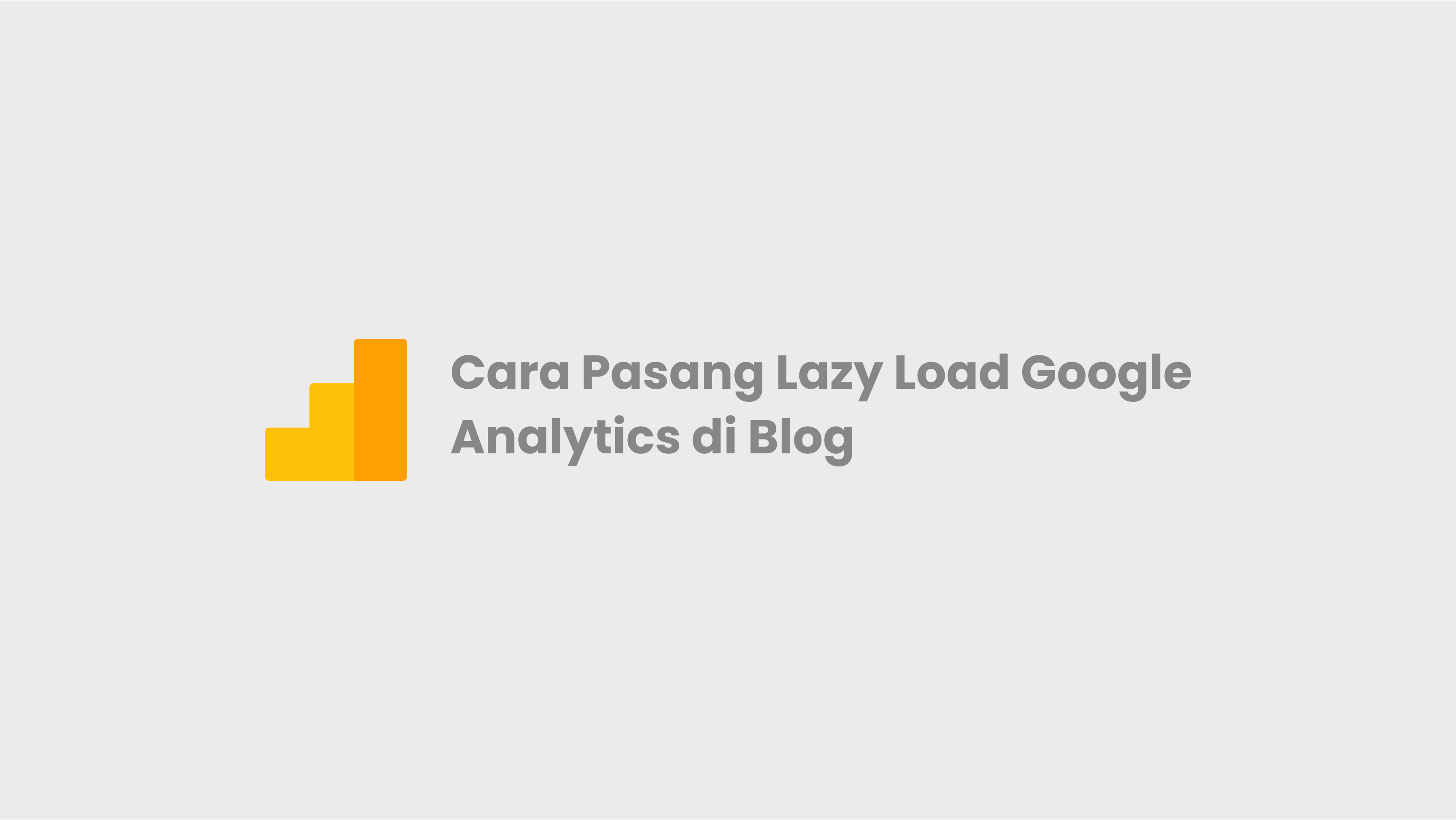 Lazy Load Google Analytics