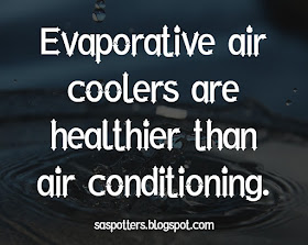 Evaporative air coolers are healthier than air conditioning