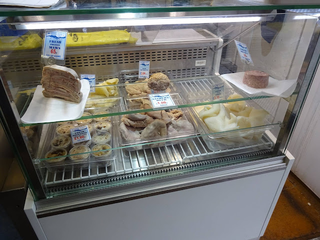 Tripe Counter at Ramsdens Fishmongers at Leeds Kirkgate Market