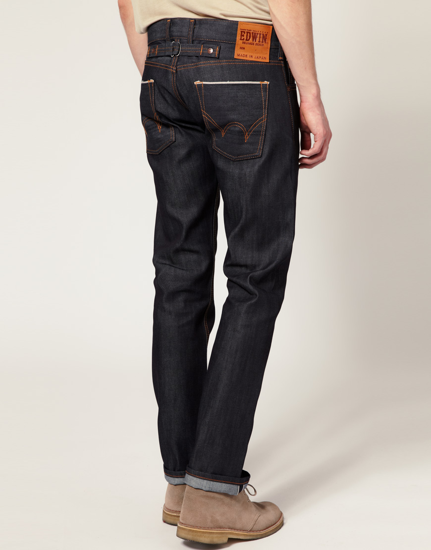 CARI KASUT Edwin  Sen Japanese Red Selvedge Skinny Jeans 