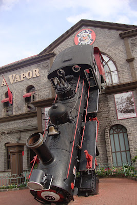 Fachada do museu Mundo a Vapor em Canela - RS