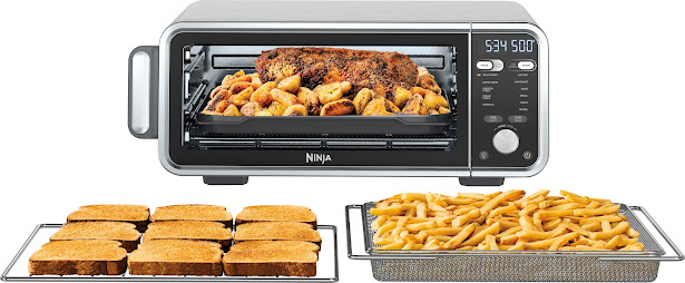 Ninja - Foodi Convection Toaster Oven with 11-in-1 Functionality with Dual Heat Technology and Flip functionality