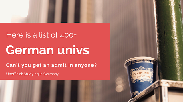 list of german universities