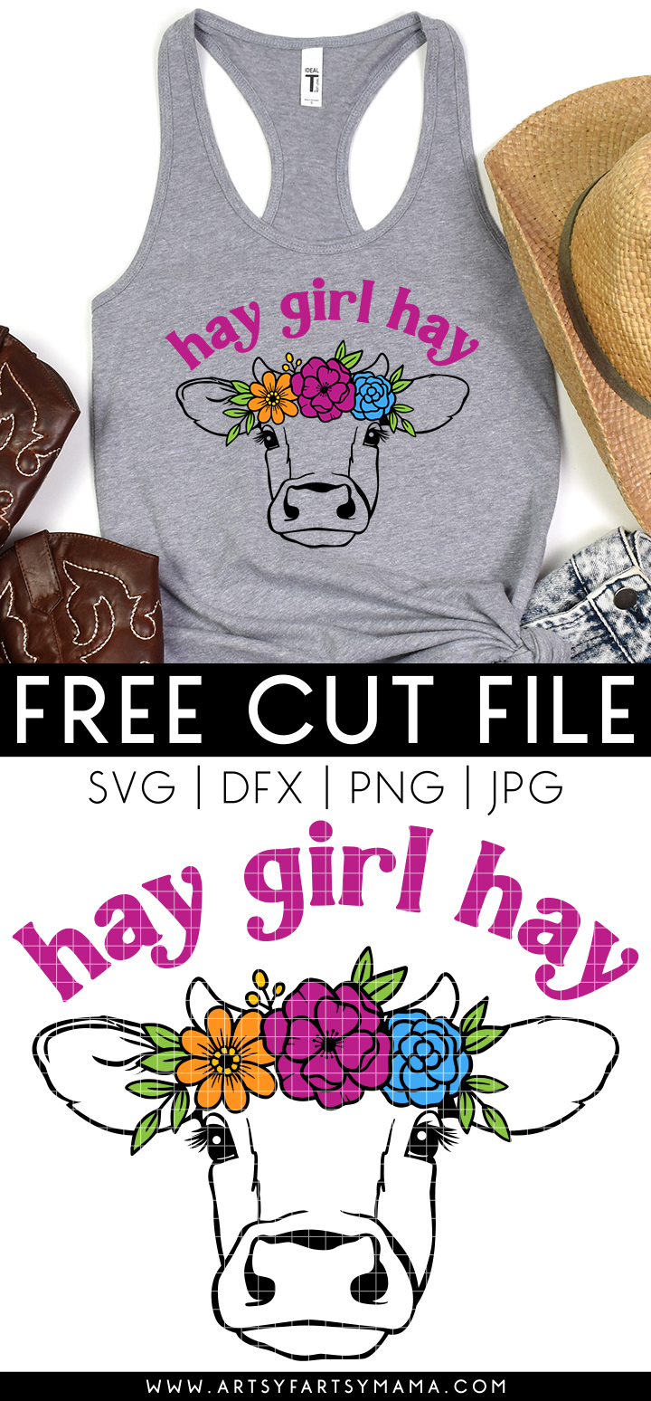 Free "Hay Girl Hay" SVG Cut File