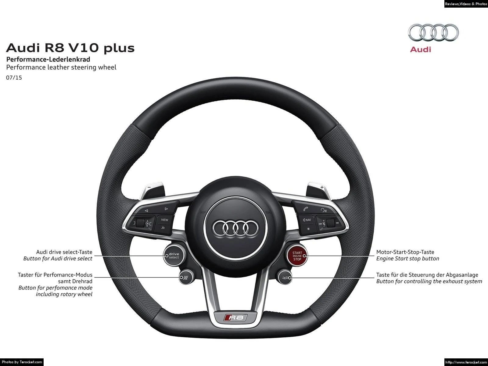 Hình ảnh xe ô tô Audi R8 V10 plus 2016 & nội ngoại thất