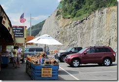 Pam and Gin at a Roadside Stand near Blowing Rock NC