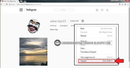  Cara  Upload Foto  di Instagram Lewat Google  Chrome Tanpa 