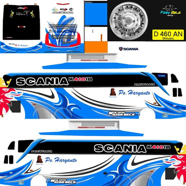 Berbagai Livery Bus Simulator Indonesia