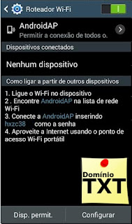 DominioTXT - Roteador Wifi Android