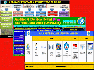 Aplikasi Penilaian Siswa Kurikulum 2013 SD, SMP, SMA