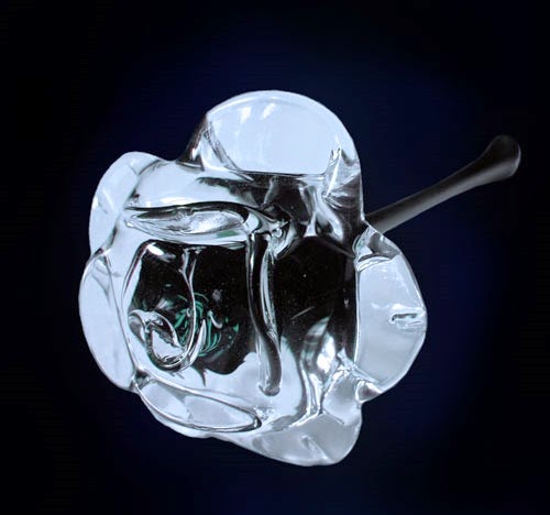 Glass rose & Crystal rose
