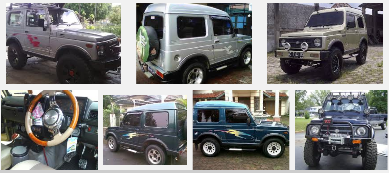  Modifikasi  mobil  katana gx offroad jimny  long ceper keren 