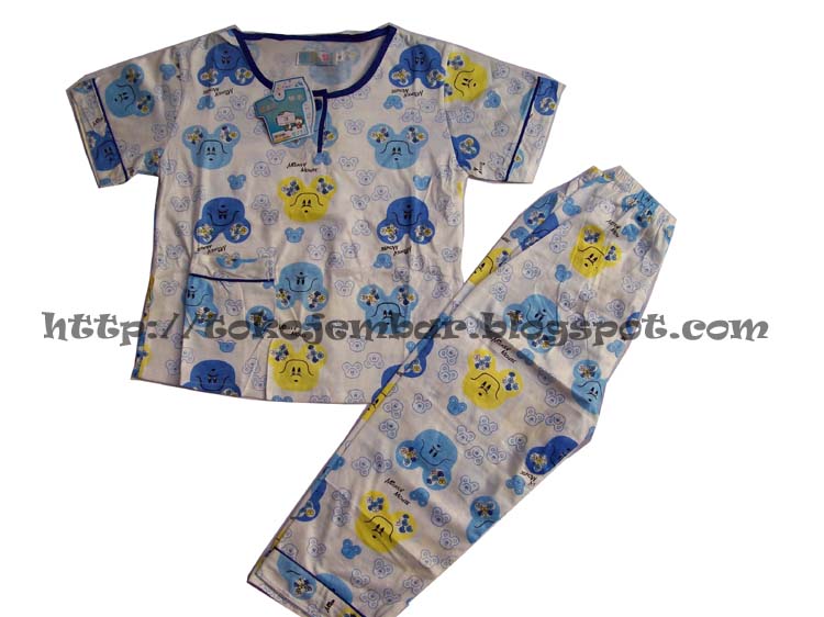 Toko Jembar Baju Tidur Anak  Lengan Pendek Mickey Mouse