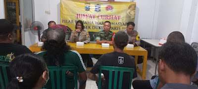 Polsek Dukuh Pakis Bersama 3 Pilar Gelar Jum'at Curhat