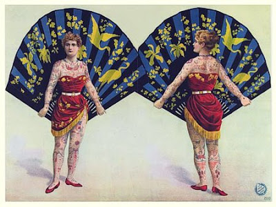 More Vintage Tattooed Circus Sideshow Folk