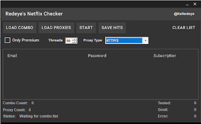 Fast and working Netflix Checker by Redeye