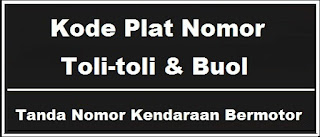 Kode Plat Nomor Kendaraan Toli-Toli dan Buol