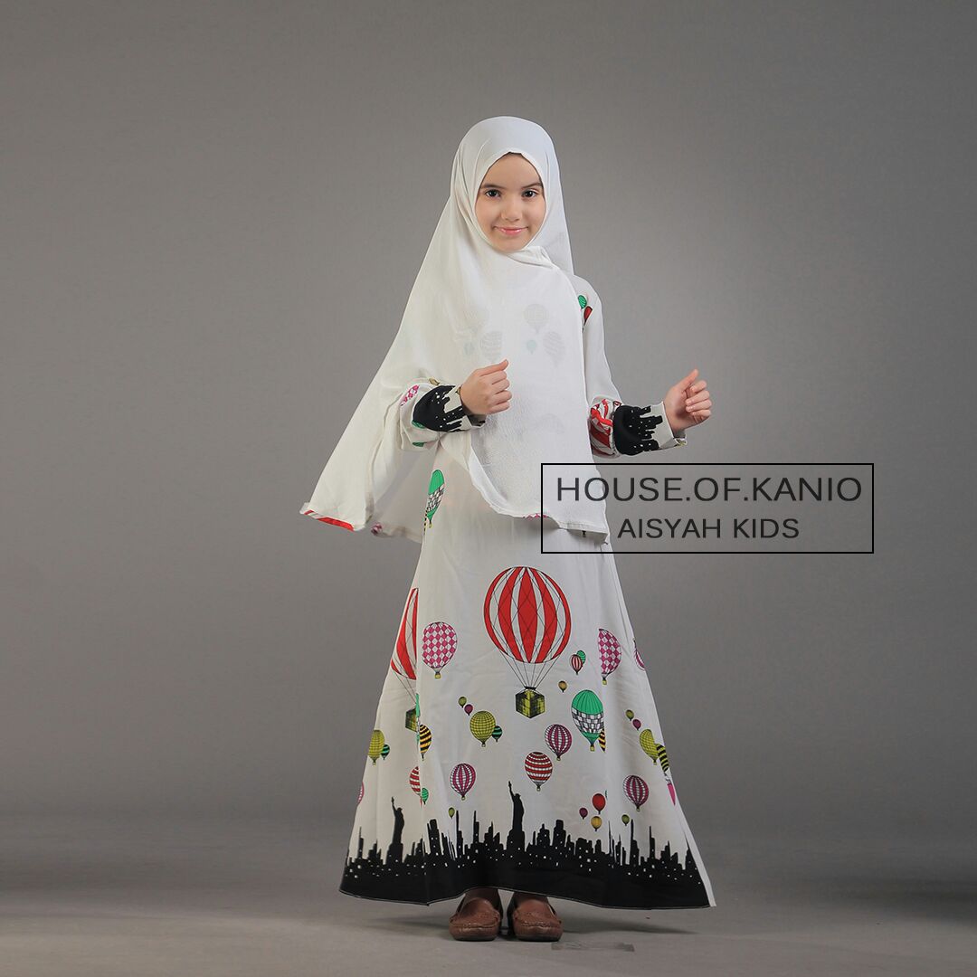  Jual  Baju  Hijab  Anak anak Aisyah Kid By Kanio