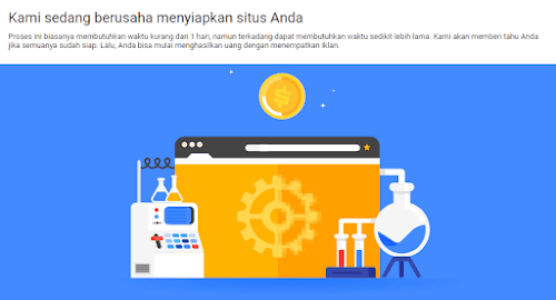 Menuntaskan Masalah "Kami sedang berusaha menyiapkan situs Anda" Akun AdSense