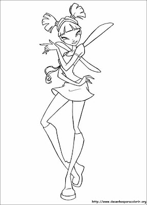 Desenhos para Colorir Winx Club