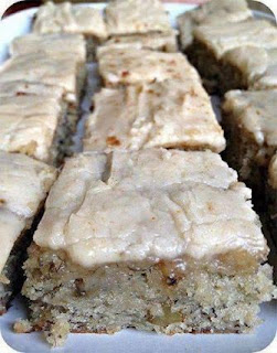 Banana Bread Bars with Brown Butter Frosting