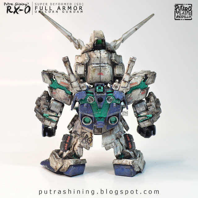 SD Full Armor RX-0 Unicorn Gundam by Putra Shining