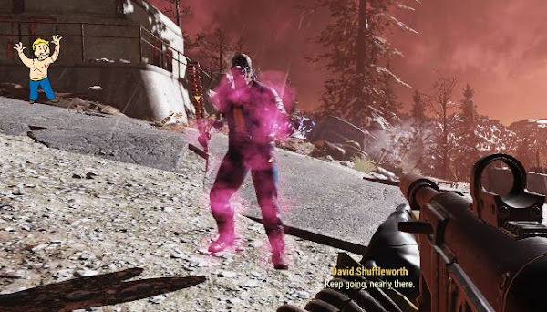 Lost Dweller from Vault 63 in Fallout 76