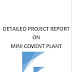 Mini Cement Plant Project Report