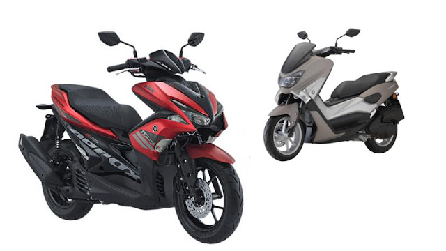 Yamaha Aerox 155 vs Nmax