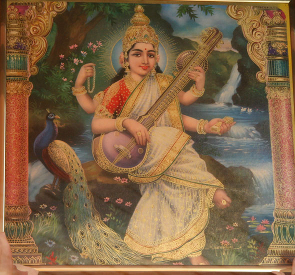 images of goddess saraswati. Saraswati, goddess of