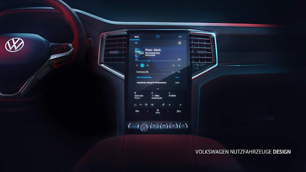 Nova VW Amarok 2023 tem foto e vídeo do painel revelado