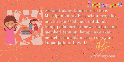 Ucapan Selamat Ulang Tahun buat Pacar