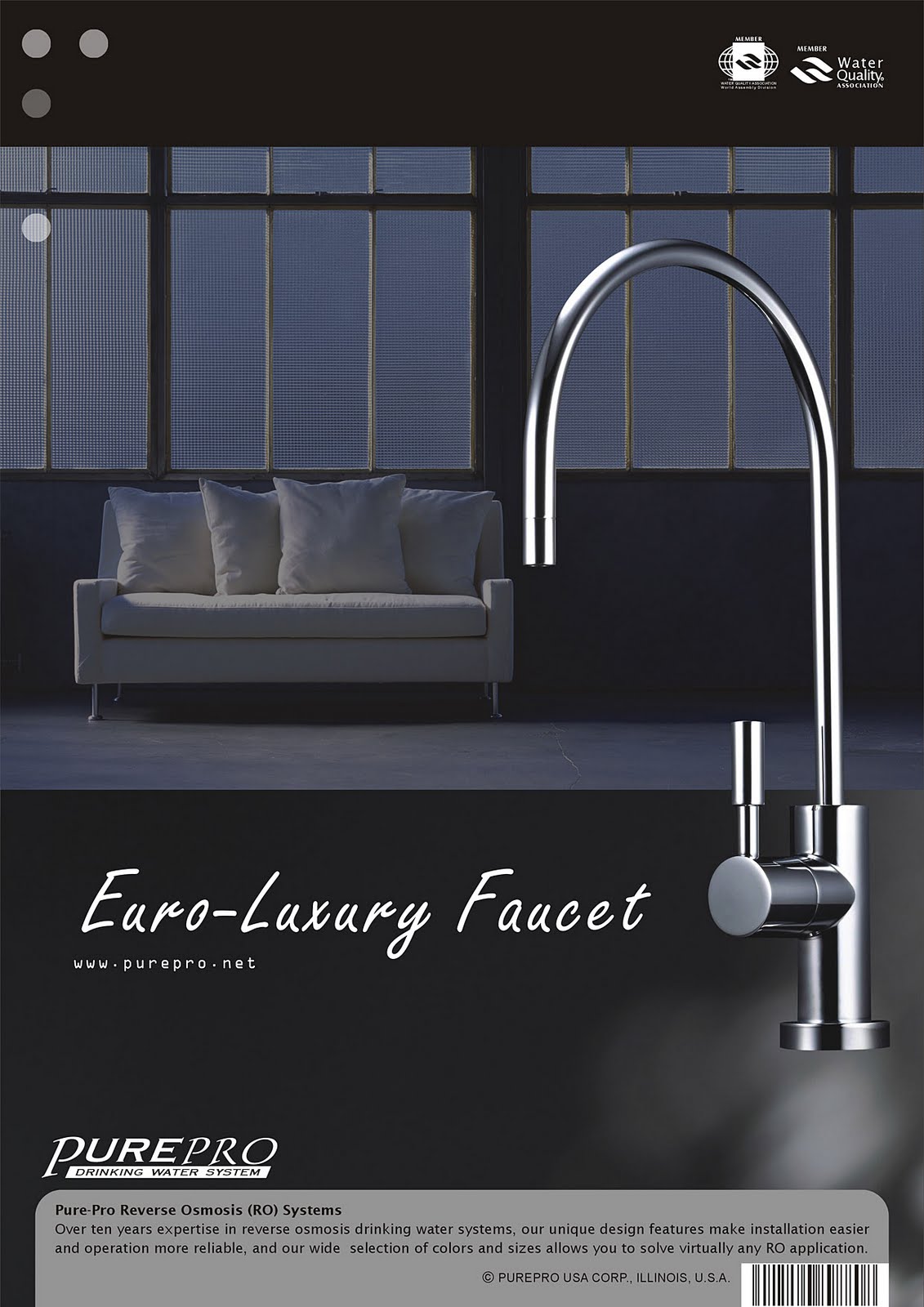 PurePro® Luxury RO Drinking Faucet - Part No. 181