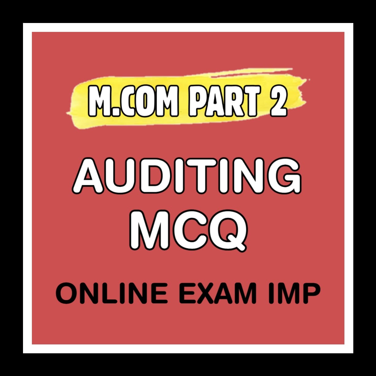 m com part 2 advanced auditing mcq with answers