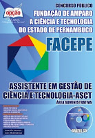 Baixar Apostilas em PDF - FACEPE 2015 - ASSISTENTE EM GESTÃO - ASCT.