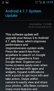 android 41 update for nexus s via ota