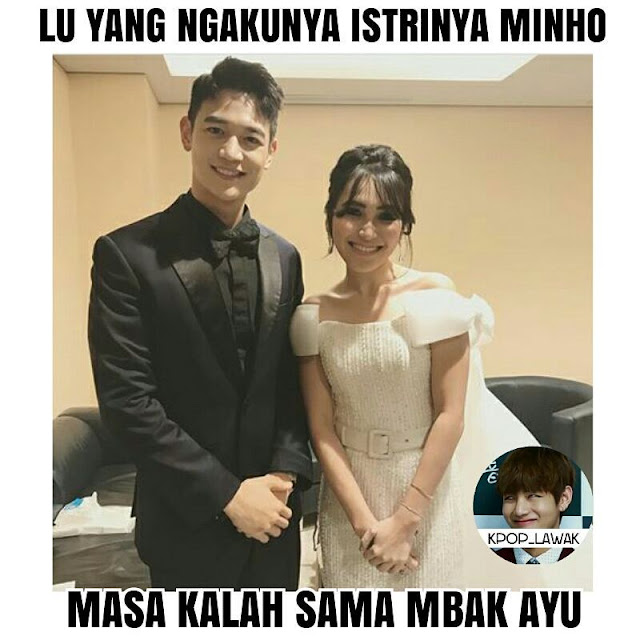 Meme Ayu Ting Ting Lee Min Ho