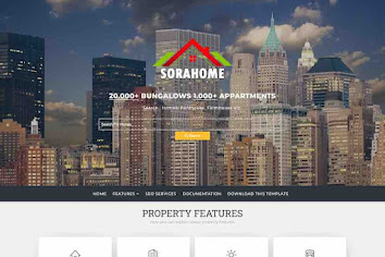 Sora Home Blogger template free