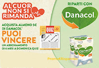 Concorso Danacol vinci abbonamenti Domenica Quiz