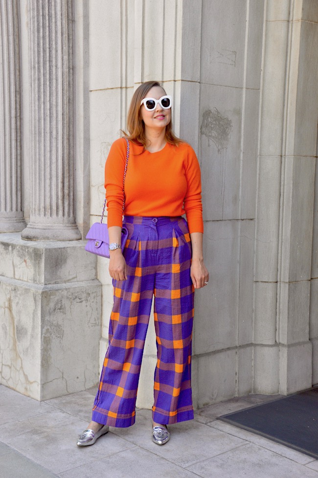 Hello Katie Girl: Purple and Orange Pants
