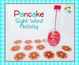 Pancake Sight Word Activity | Apples to Applique