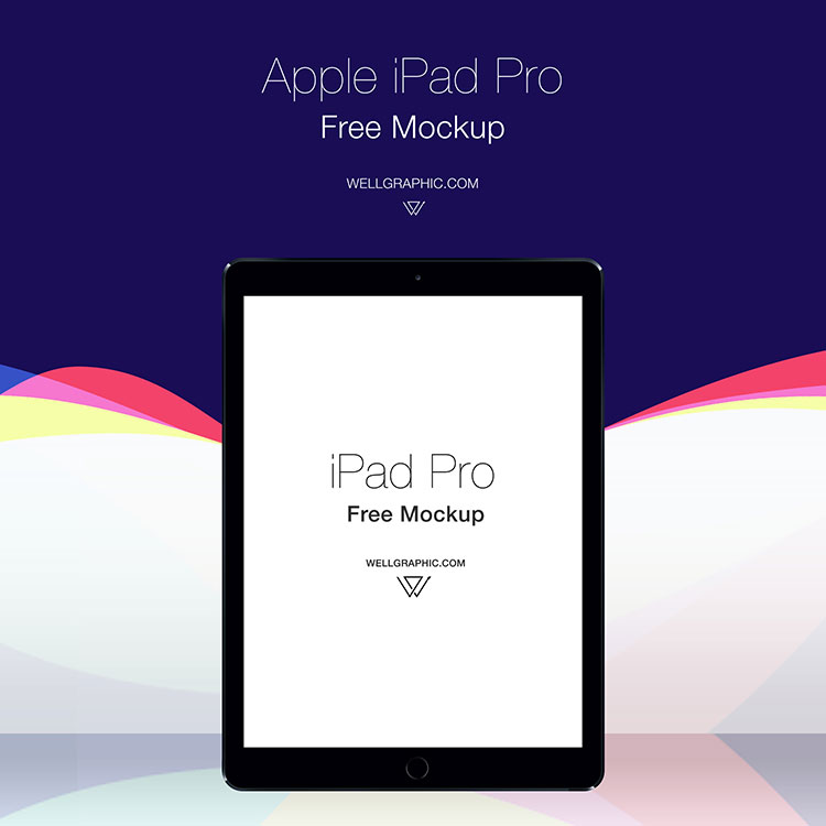  Apple iPad Pro Mockup PSD
