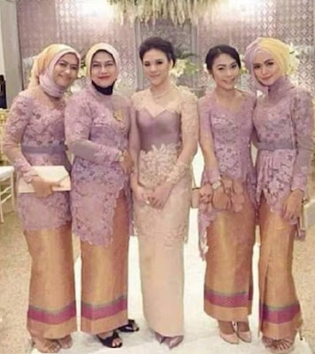 Model baju kebaya muslim modern pesta terbaru