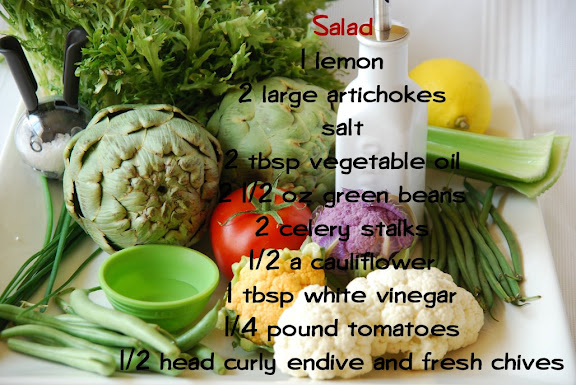 Harvest Summer Salad ingredients