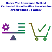 Why Estimated Uncollectible Receivables Are Credited