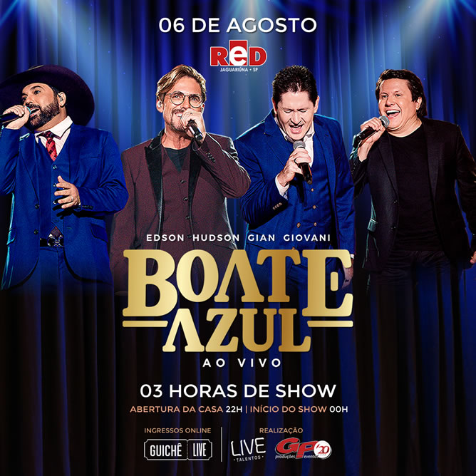 06/08/2022 Show Boate Azul em Jaguariúna [Red Eventos]