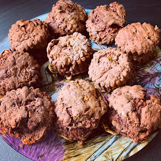 Chocolate and Marshmallow Scones