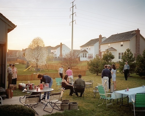 Mike Sinclair's photo Anne's Wedding shows a backyard party 
